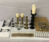 Black And Gold Candles And Candle Holders - thumbnail 1 of 12