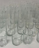 Clear Glass Vase Style Candle Holders - thumbnail 4 of 5