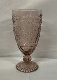 Vintage Pink Tinted Glass Goblets and Tumblers Set - thumbnail 5 of 8