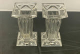Cut Clear And Colored Glass Vases, cake plates, candle holders, etc. - thumbnail 6 of 9