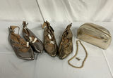 Silver And Gold Lane Bryant Flats 12W, Jewelry - thumbnail 1 of 9