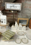 White Ceramic House Village and Decorative Tableware - thumbnail 4 of 5