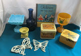 Assorted vintage decorative items and a children's map book - thumbnail 1 of 8