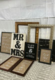 MR & MRS wedding signs and guestbook decor - thumbnail 1 of 5