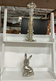 2 White IKEA Shelving, Silver & Gold Decor - thumbnail 4 of 6