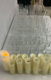 Clear Glass Vase Style Candle Holders - thumbnail 1 of 5