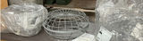 4 Metal IKEA Round Ottomans, NEW - thumbnail 1 of 12