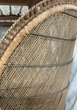 Two Vintage Bohemian Rattan Peacock Chairs - thumbnail 6 of 9