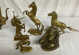 12 Solid Brass Figurines - thumbnail 2 of 12