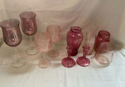 Pink Glassware - Image 1 of 3