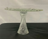 Clear And Colored Cut Glass Serving pieces - thumbnail 2 of 9