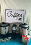 Coffee Bar Station with Urns, Keurig, and Pods - thumbnail 1 of 8