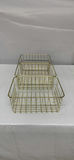 Gold Toned Metal Baskets And Candle Holders - thumbnail 2 of 7
