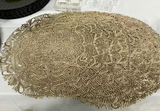 Copper and Black Charger Plates with Ornate Gold Placemats and Napkin Accessories - thumbnail 9 of 9
