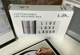 LED light boxes and 3D LED wall clock set - thumbnail 6 of 7
