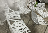 6 More White Plastic Bird Nest Chairs - thumbnail 2 of 3