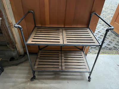 Industrial Style Cart - Image 1 of 3