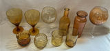 Vintage amber glassware - thumbnail 1 of 3