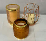 Copper Toned Baskets And Candle Holders - thumbnail 3 of 4