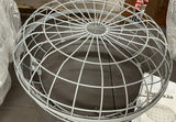 4 Metal IKEA Round Ottomans, NEW - thumbnail 3 of 12