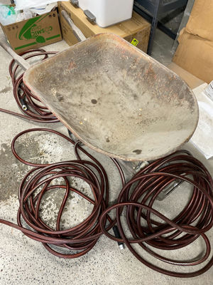 Wheel Barrow and Hoses - Image 1 of 3
