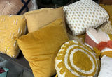 13 Throw Pillow In Shades Of Mustard Gold - thumbnail 2 of 8