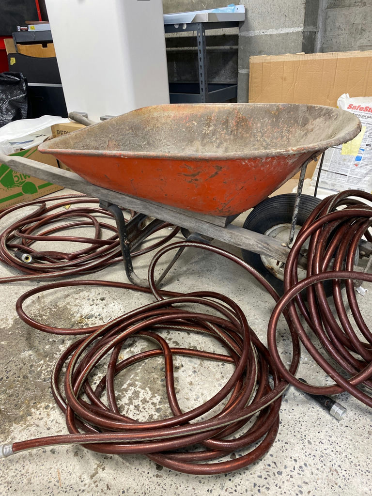 Wheel Barrow and Hoses - image 2 of 3