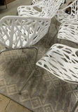 6 White Plastic Bird Nest Chairs - thumbnail 4 of 4