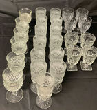 Clear Glass Goblets and Stemware - thumbnail 1 of 8