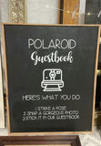 MR & MRS wedding signs and guestbook decor - thumbnail 3 of 5