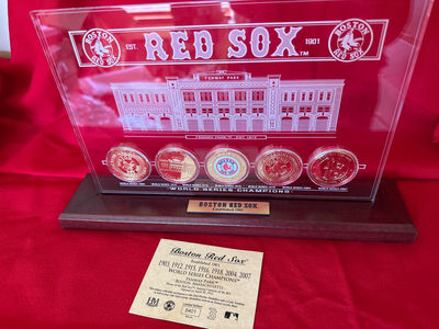 Boston Red Sox World Series Champions Commemorative Coin Set - Image 1 of 2