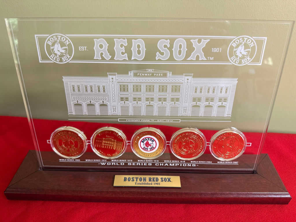 Boston Red Sox World Series Champions Coin Display - image 2 of 3