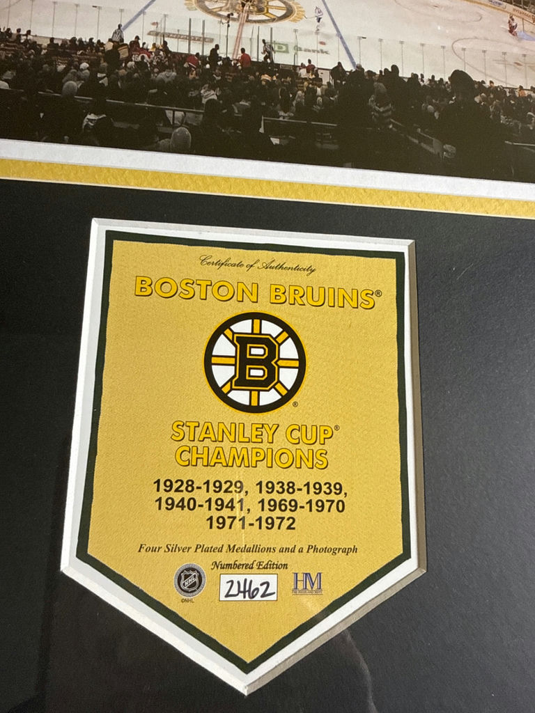 Boston Bruins Stanley Cup Champions Plaque with Medallions - image 3 of 5