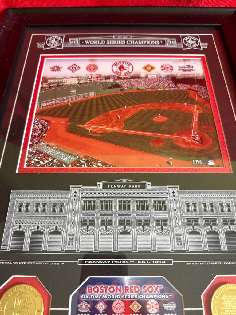 Framed Boston Red Sox World Series Champions Memorabilia - image 3 of 3