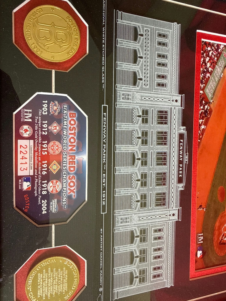 Fenway Park World Series Champions Framed Memorabilia - image 2 of 3