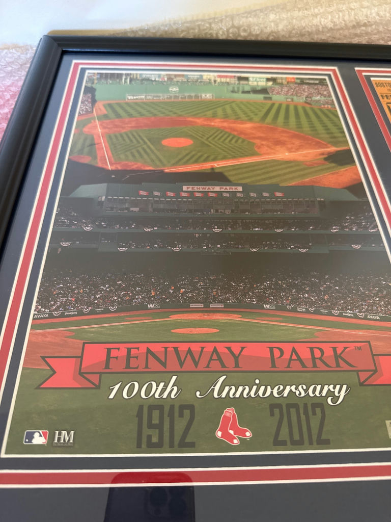 Fenway Park 100th Anniversary Framed Memorabilia - image 3 of 5