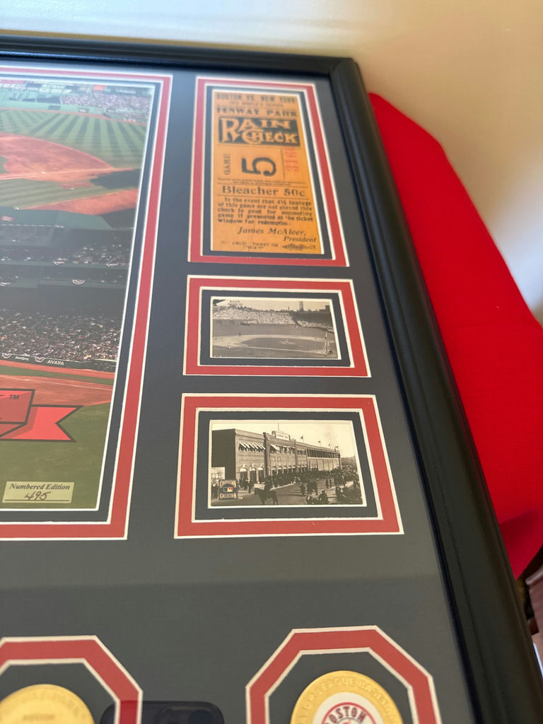Fenway Park 100th Anniversary Framed Memorabilia - image 3 of 5
