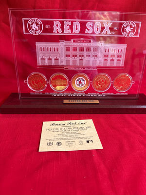 Boston Red Sox World Series Champions Commemorative Medallion Set - Image 1 of 3