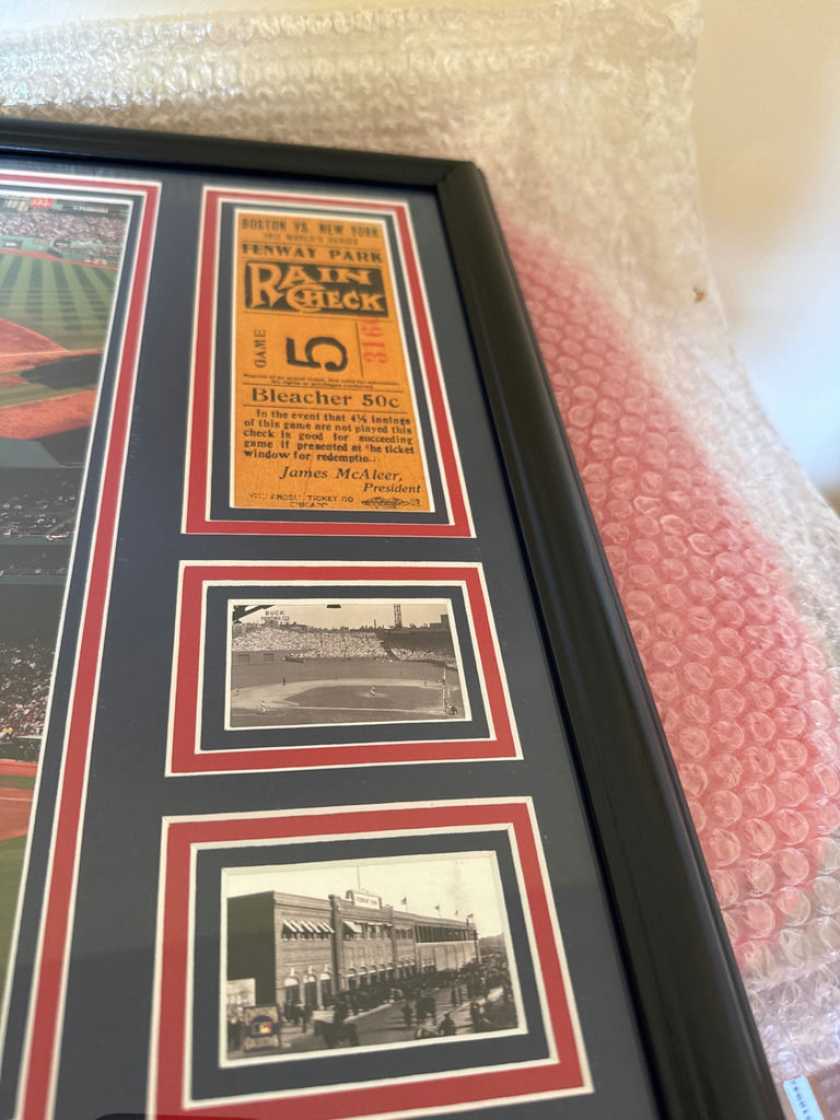 Fenway Park 100th Anniversary Framed Memorabilia - image 4 of 5