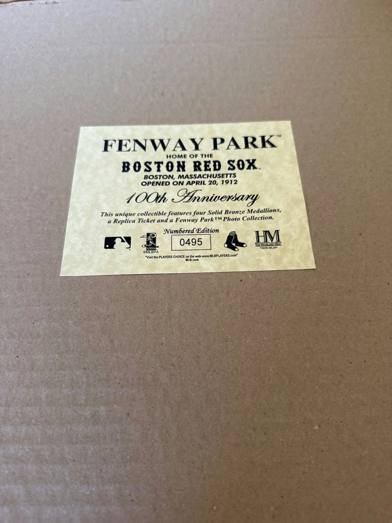 Fenway Park 100th Anniversary Framed Memorabilia - image 5 of 5