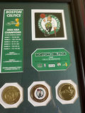 Boston Celtics 2008 NBA Finals Championship Memorabilia Framed Display - thumbnail 3 of 4