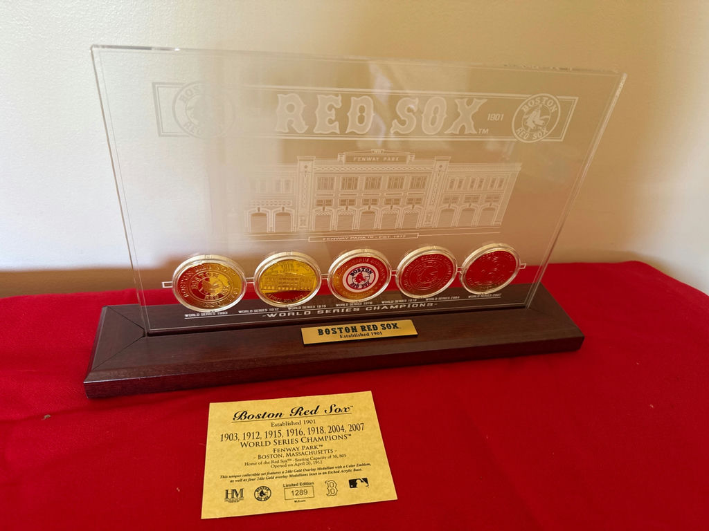 Boston Red Sox World Series Championship Coin Display - image 1 of 3