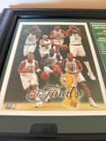 Boston Celtics Finals Framed Memorabilia with Medallions - thumbnail 2 of 3