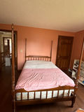 Wooden four-poster bedframe only  - thumbnail 1 of 3