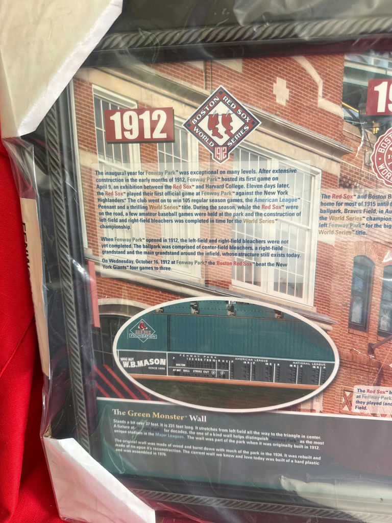Fenway Park 100 Years commemorative framed collage - image 2 of 5