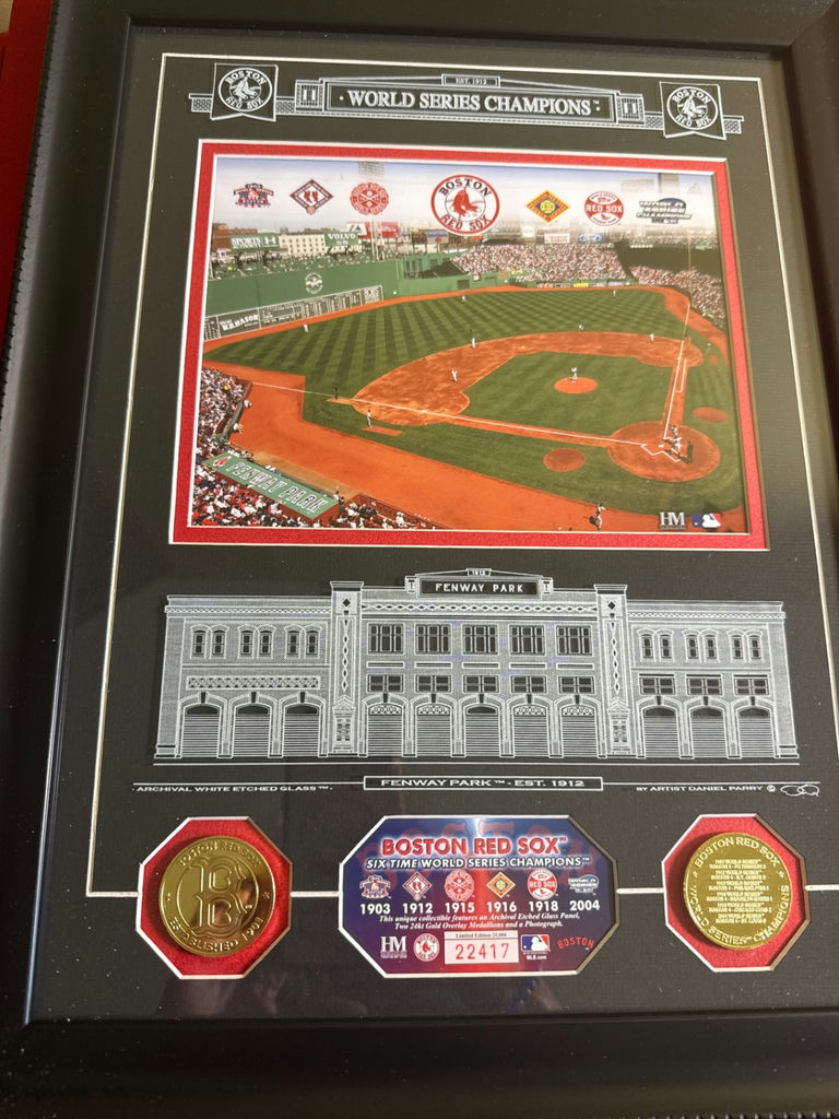 Fenway Park World Series Champions Framed Memorabilia - image 3 of 3