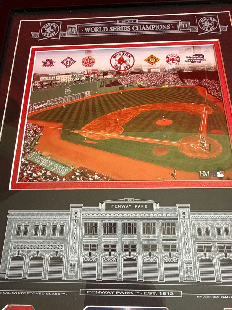 Framed Fenway Park World Series Champions Memorabilia - image 3 of 3