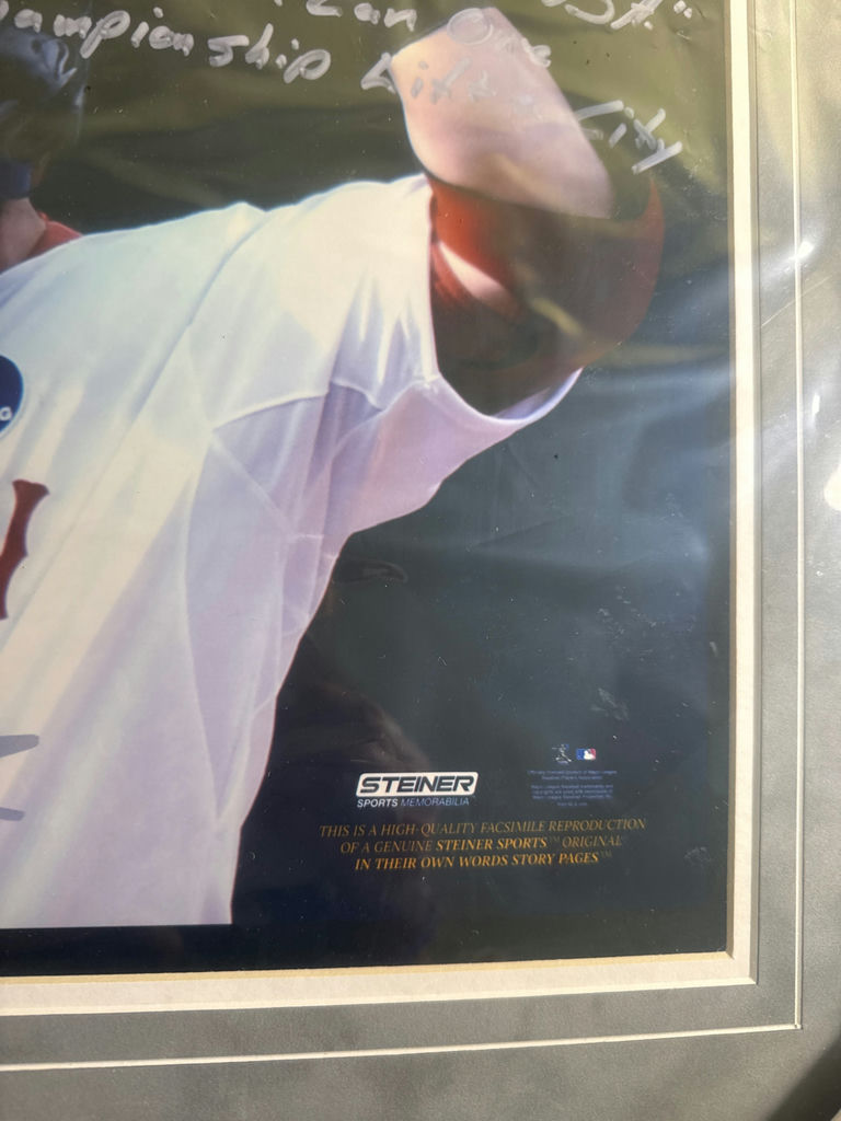 Jonny Gomes Framed Boston Red Sox autographed photograph - image 4 of 4