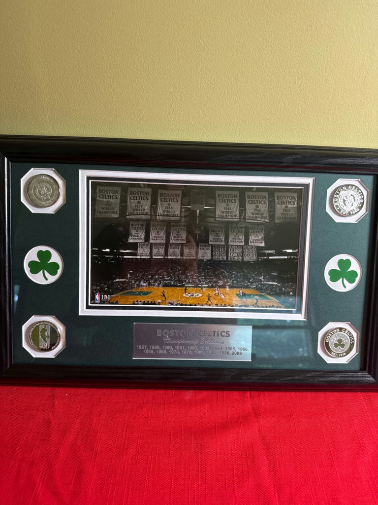 Boston Celtics Championship Memorabilia Frame - image 2 of 4