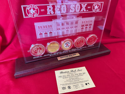 Boston Red Sox World Series Champions Commemorative Coin Set - Image 1 of 3